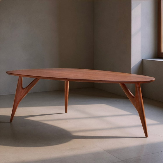 Image 1 of GREYGE TED Mahagoni-Esstisch 240 cm - Handgefertigtes Massivholz-Sapelli, italienisches Design
