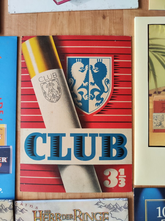 36 x Original Advertising / Signs / Posters - Cigarettes & Tobacco – Decorative Objects, Rubber, Plastic (photo 2 of 11)