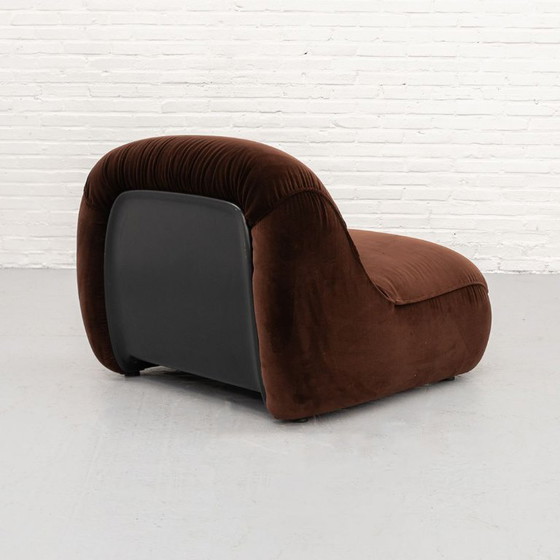 Malu Lounge Armchair Diego Mattu 1P Italy 70's – Textile (photo 5 of 9)
