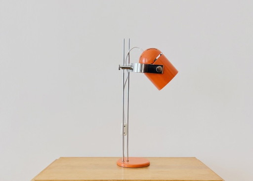 Lidokov Combi Lux Lampada da tavolo Stanislav Indra anni '70 CSSR Cromo Vintage Space Age