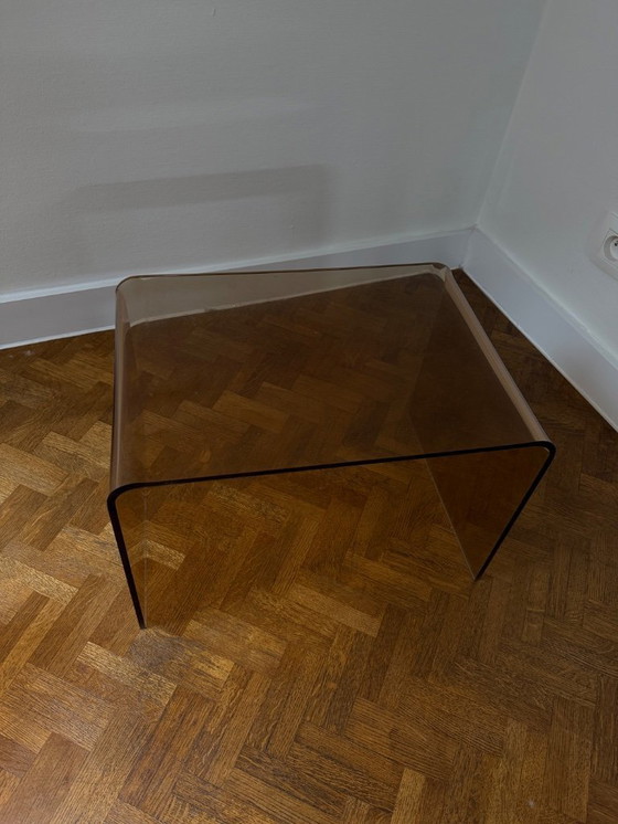 Image 1 of 3x Beistelltisch plexi verre fumé