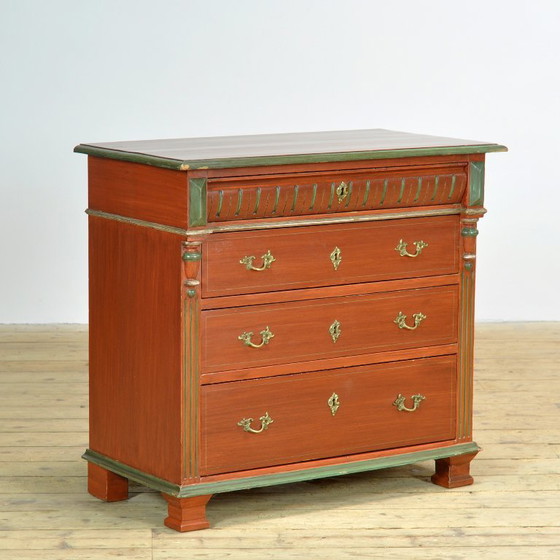 Grenen Ladekasten, Circa 1925 – Wood, Brass (photo 3 of 12)