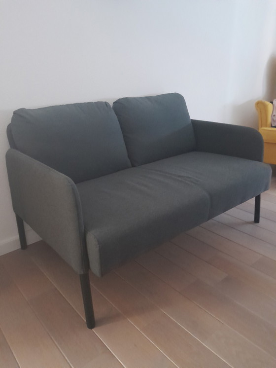 Image 1 of Glostad two-seater sofa (Ikea) in dark grey