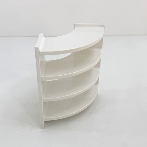 Arced / Corner Shelf by Olaf Von Bohr for Flair, 1970s