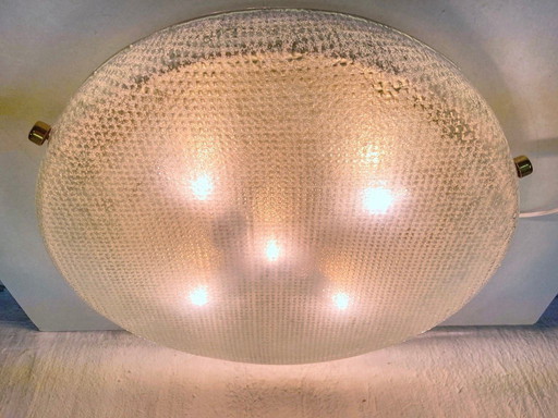 XXL plafondlamp uit de jaren 70/80, VM Vetri Murano