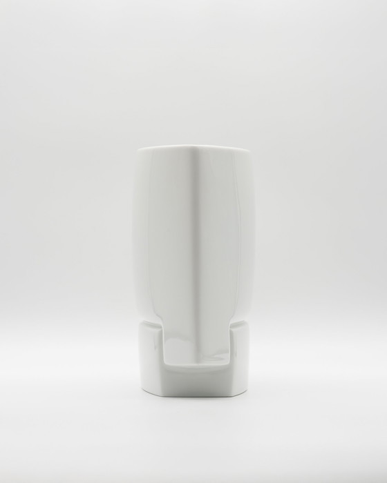 Image 1 of Vintage Rosenthal Porcelain XL Vase Duo Michael Boehm DEBUT 1980s Elegance Chic