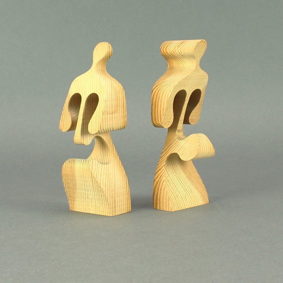 Image 1 of Gunnar Kanevad (1932-2019) - Gamla Linköping, Schweden - 1962 - Kieferpuzzle