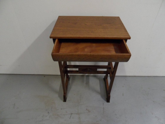 Image 1 of Vintage Oak Sidetable