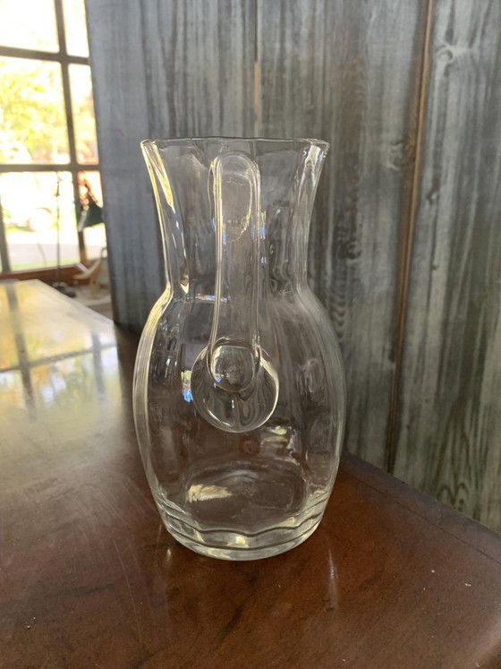 Jarra transparente Mid-Century, años 60 – Vasos y jarras, Vidrio, Mid Century Modern (photo 2 of 6)