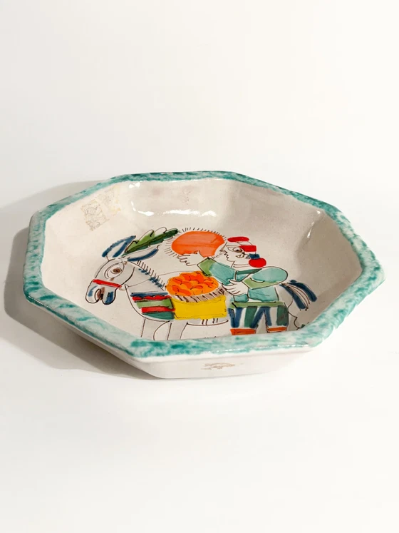 Bol en céramique peint à la main par Giovanni De Simone, années 1970 – Objets déco, Ceramic (photo 4 of 5)