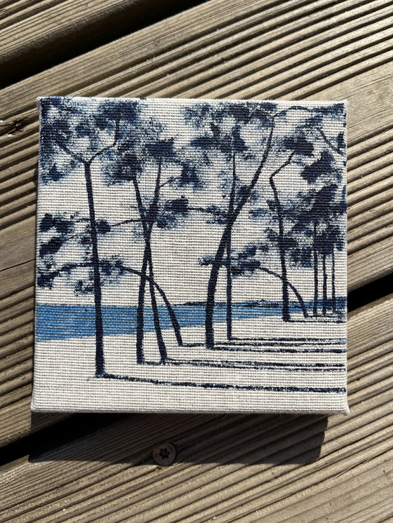 Image 1 of Acryl auf bespanntem Keilrahmen, Format 12x12cm