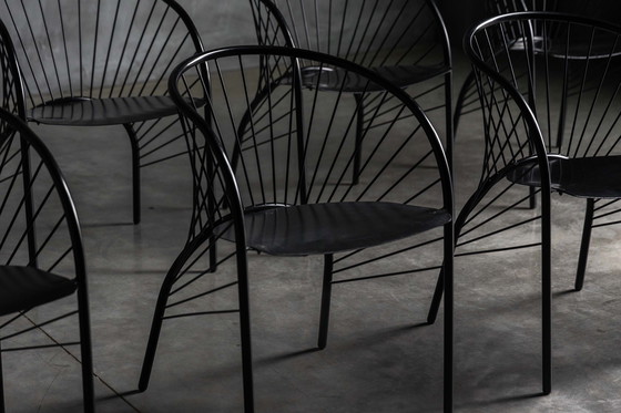 Image 1 of "Lizzie" Chairs by Regis Portier for Paolo Pallucco, Italy, 1980s