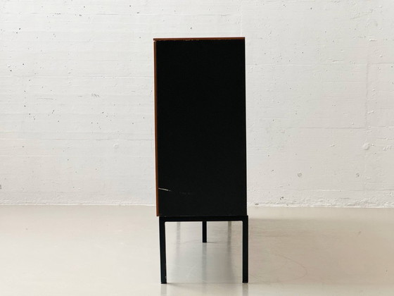 Image 1 of High-quality sideboard with sliding doors and drawers, 1980s