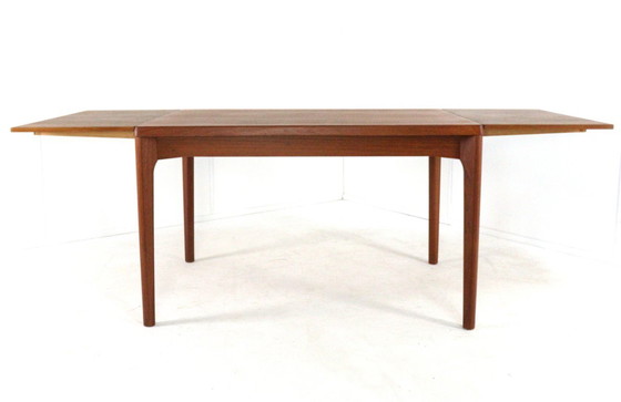 Image 1 of Henning Kjaernulf for Vejle rectangular extendable dining table Danish vintage