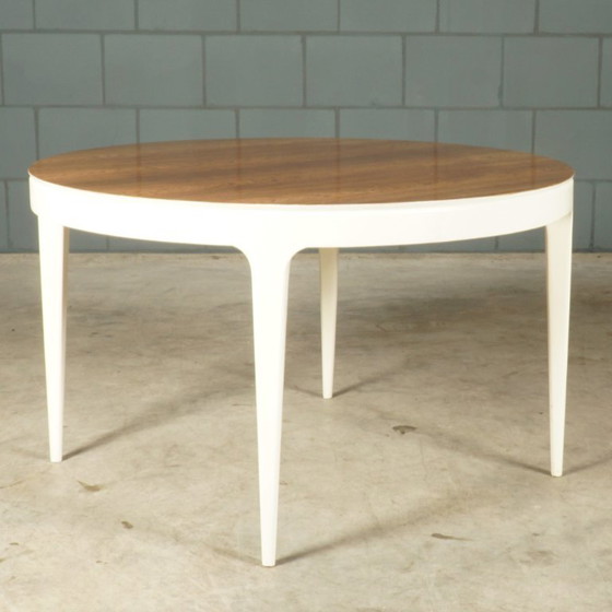 Image 1 of Vintage salontafel – notenhout – jaren 70