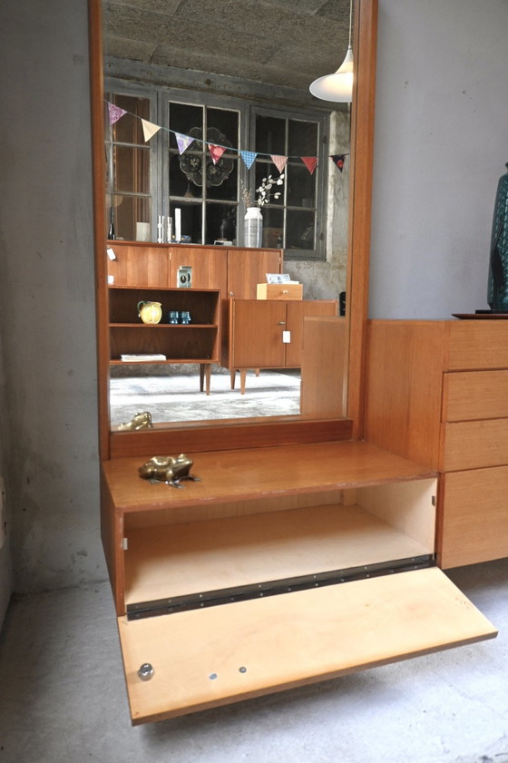 Bellissima toeletta vintage asimmetrica anni '60 – Armadi a muro, Legno, Vetro (photo 12 of 12)