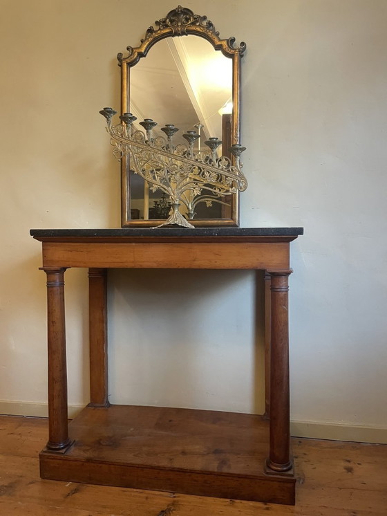 Image 1 of Trumeau Sidetable Wandtafel Empire Antiek Frans