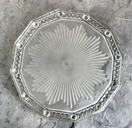 Image 1 of Sottopentola in vetro Art Déco