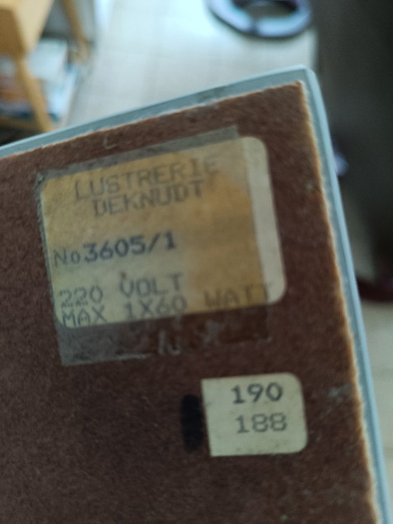 Image 1 of Lampes à poser vintage année 70 marque Deknudt 