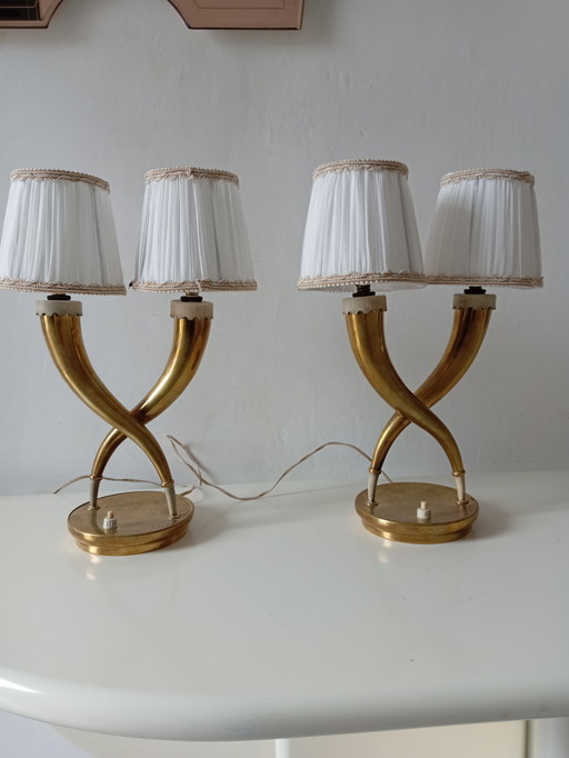 Vintage designlamp uit de jaren 40