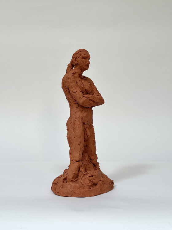 Image 1 of Terracotta Sculpture of a Man - Yolande Ide (1930)