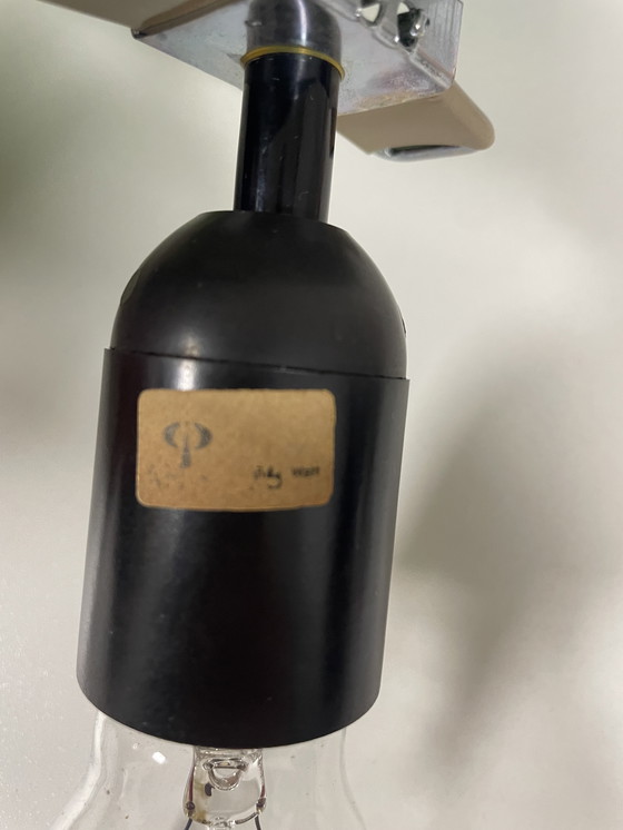 Image 1 of Rara lámpara colgante de cristal verde de Peill & Putzler de la década de 1960