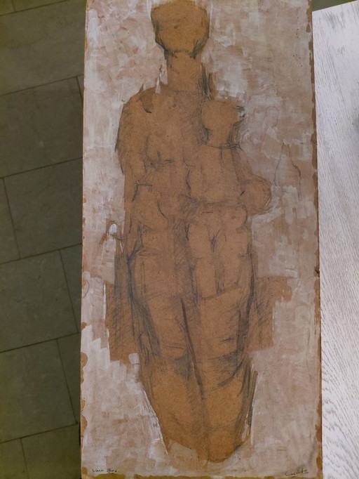 Pintura sobre tabla Caveto - de Jan Dohmen, holandés | 1923