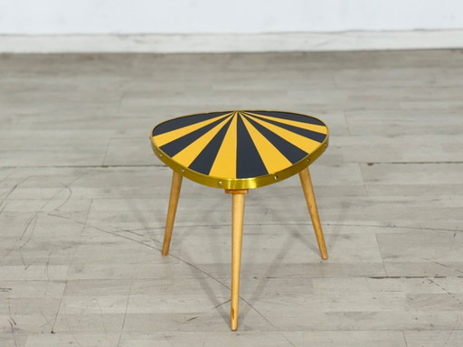 Vintage niervormige tafel, plantenstandaard, bijzettafel, opbergtafel, Mid Century Modern