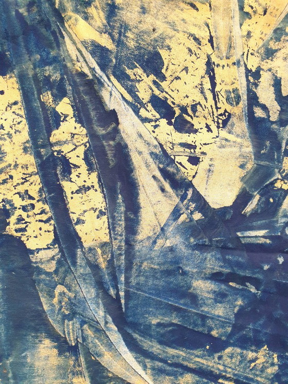 Jürgen Angeler - Blue Golden Fossils – Paintings & Drawings, Canvas (photo 6 of 16)