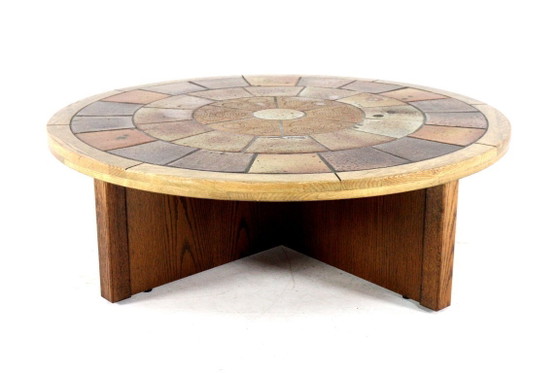 Image 1 of Tue Poulsen voor Haslev mobelfabrik salontafel vintage