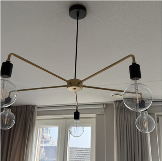 Image 1 of Lampadario in ottone Tribeca Chambers 76