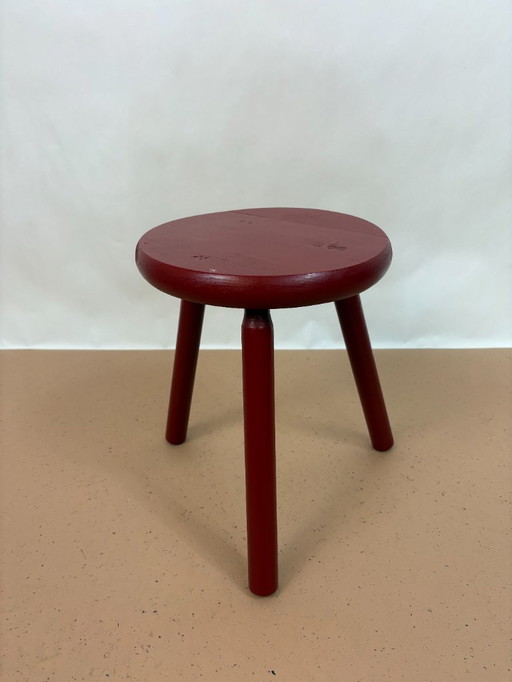 Sgabello olandese in legno massello – anni '60