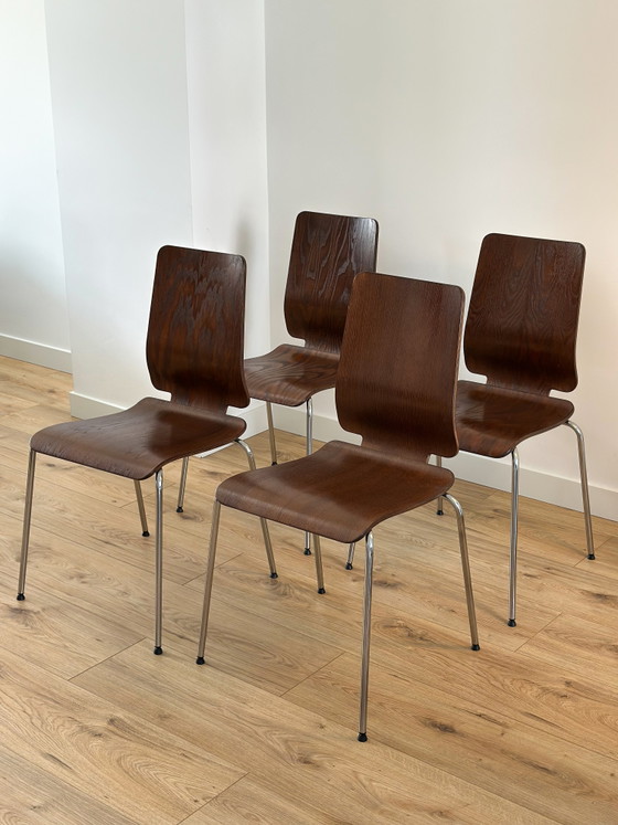 4x Gilbert Chair - 1990s Vintage Dining – Dining chairs, Wood (photo 3 of 5)
