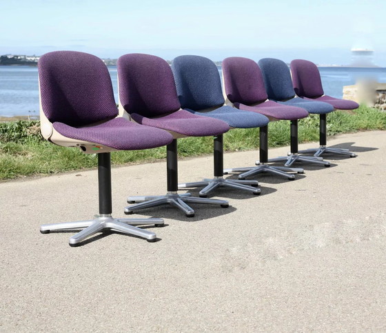 Image 1 of 6x space age Wilkhahn chairs