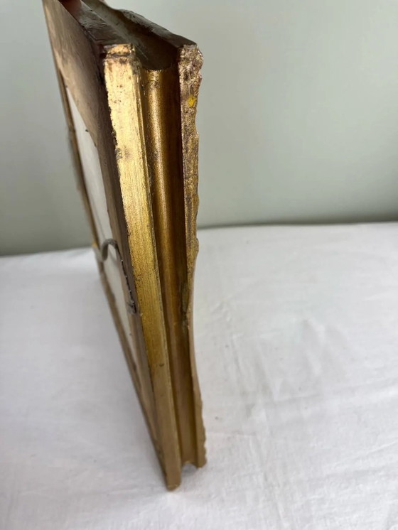 Antiker vergoldeter Spiegel Napoleon III – spätes 19. Jahrhundert – Wood, Rococo (photo 14 of 21)