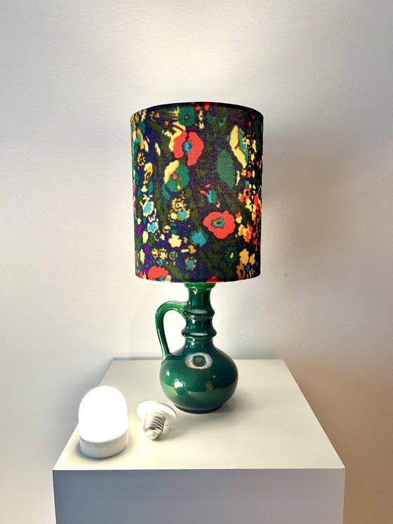Image 1 of Sfeervolle tafellamp - zonder kabels - gemaakt van een gerecyclede Jopeko-vaas.
