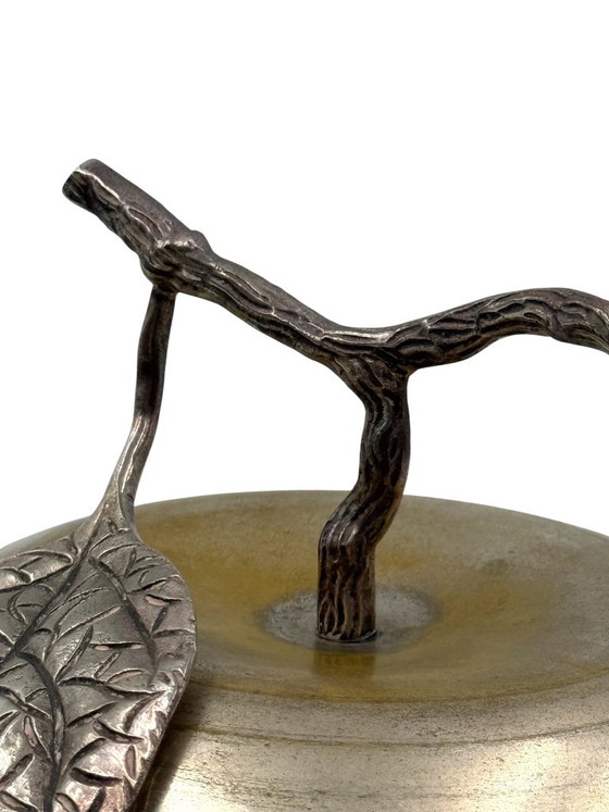 Modern Silver-Plated Apple Wine Cooler / Ice Bucket, Teghini Firenze Italy 1970s – Decorative Objects, Metal (photo 10 of 12)