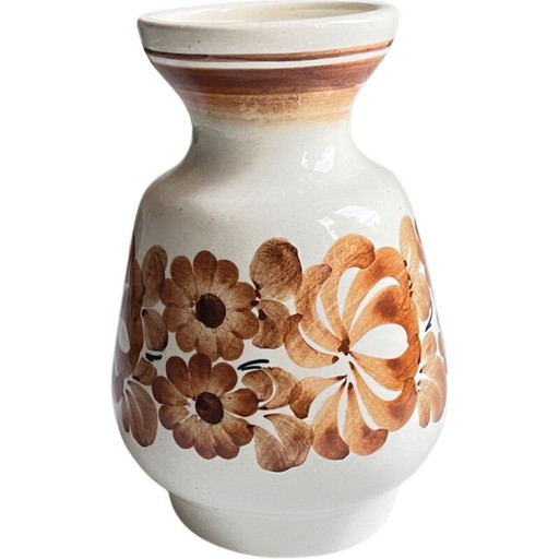 Vase vintage en faïence de Zakłady Fajansu, Pologne 1970