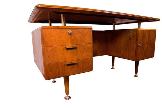 Image 1 of Scrivania di design olandese della metà del secolo A.A.Patijn per Zijlstra Joure
