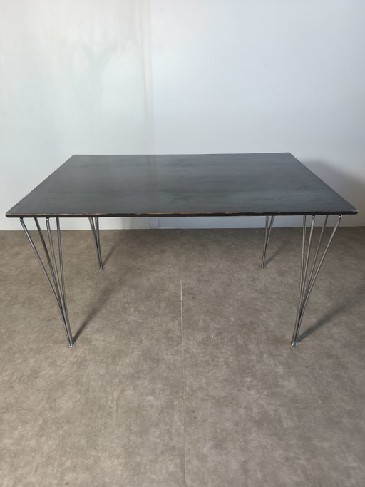 Fritz Hansen Rectangular Tisch 70er Piet Hein Bruno Mathsson Arne Jacobsen
