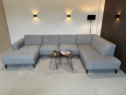 Hellgraues U-förmiges Sofa 350x197/160cm