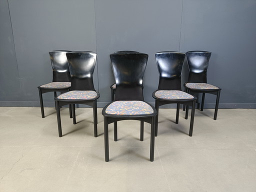 Vintage Pelope Dining Chairs by Francesco Binfarè for Cassina, 1990s