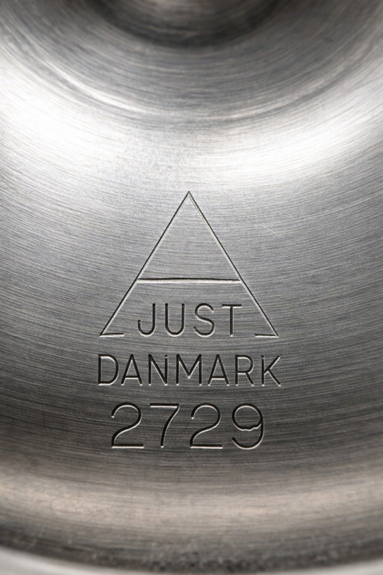 Image 1 of Pair of Just Andersen Candle Holders – Mod. 2729 – Danish Design – 1950s