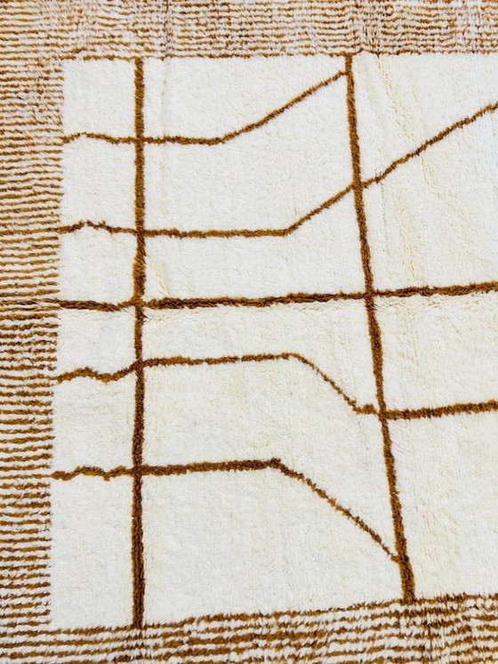 Image 1 of Tapis Beni Ouarain En Laine Authentique 200cmx150cm