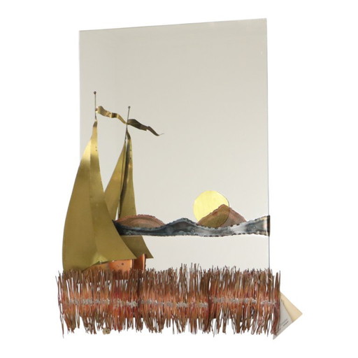 Koperen en Messing Boot Design Spiegel Daniel D’Haeseleer