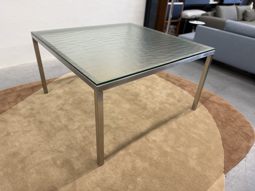Metaform S16 Table à manger en verre 130x130