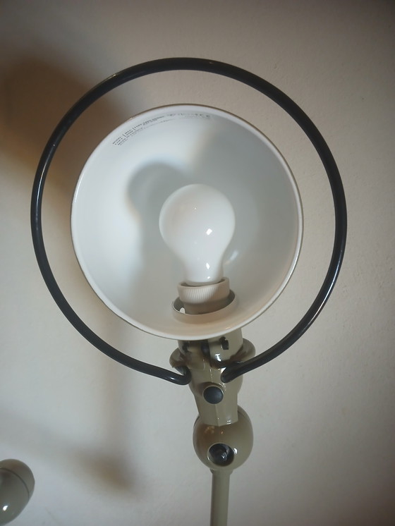 Image 1 of Jielde loft dubbele plafondlamp nieuwstaat kaki kleur