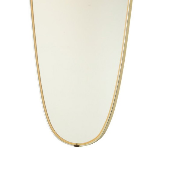 Image 1 of Vintage Rockabilly Freeform Spiegel Goud Fifties