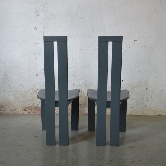 Image 1 of 8x high back rest chairs