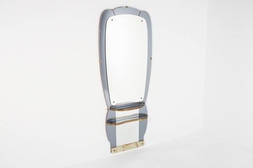 Italian Mid-Century Modern Full Length Mirror from Crystal Art, 1960s